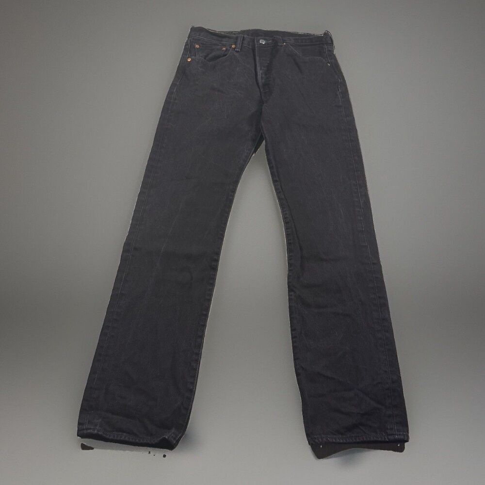 Levi’s 501 Original Fit Jeans Men’s 32x34 (fits 32x33) Black Denim Button Fly